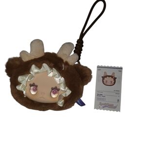 Lovely Emma Fluffy Dumpling Series Plush Pendant Coin Purse